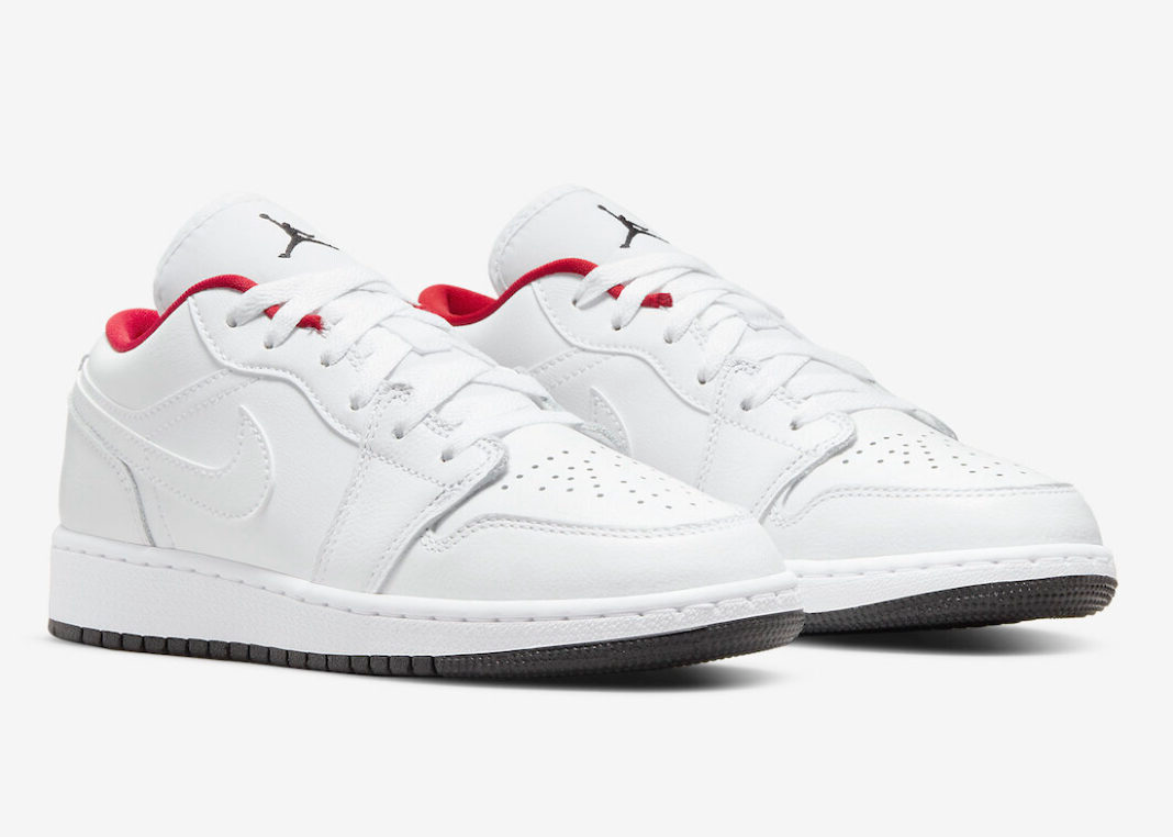 Jordan Low White Red Black (GS)