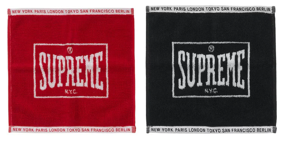 Supreme Square Mini Towels (Set of 2) Multicolor