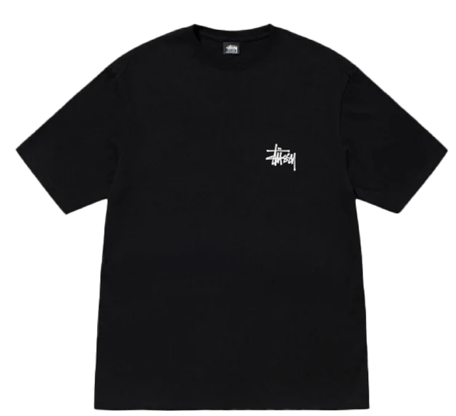 Stussy Melted Tee Black