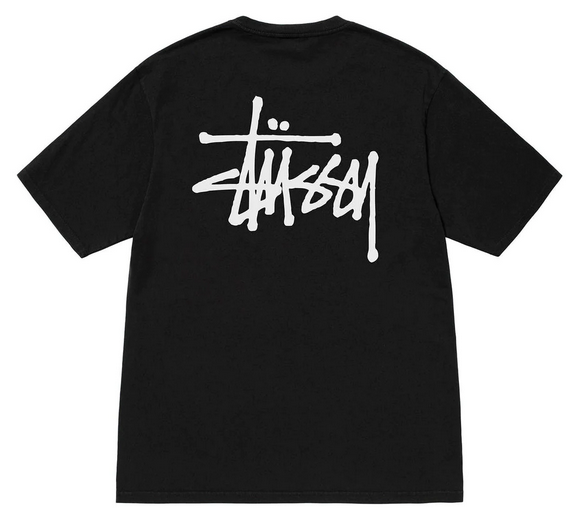 Stussy Melted Tee Black