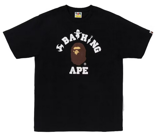 BAPE Ninja College Tee Black