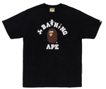 Load image into Gallery viewer, BAPE Ninja College Tee Black
