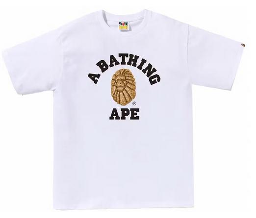 BAPE Jewels College Tee White