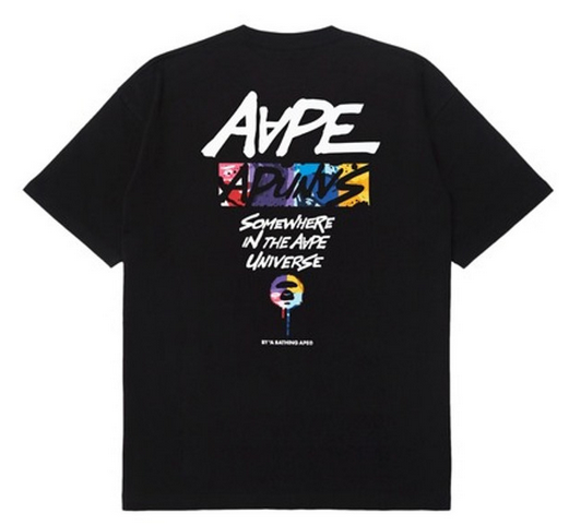 AAPE  AAPTEM1374XXL Tee Black