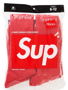 Supreme hanes clearance socks