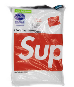 Supreme hanes cheap tee retail price