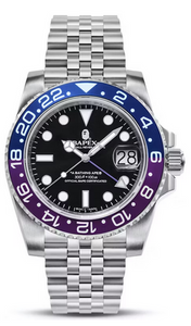 BAPE Type 2 Bapex #1 WatchSilver/Blue/Purple