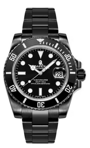 BAPE A Bathing Ape Type 1 Bapex Watch Black/Black/Black