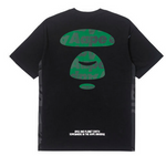 Load image into Gallery viewer, AAPE Moonface patch graphic tee Black
