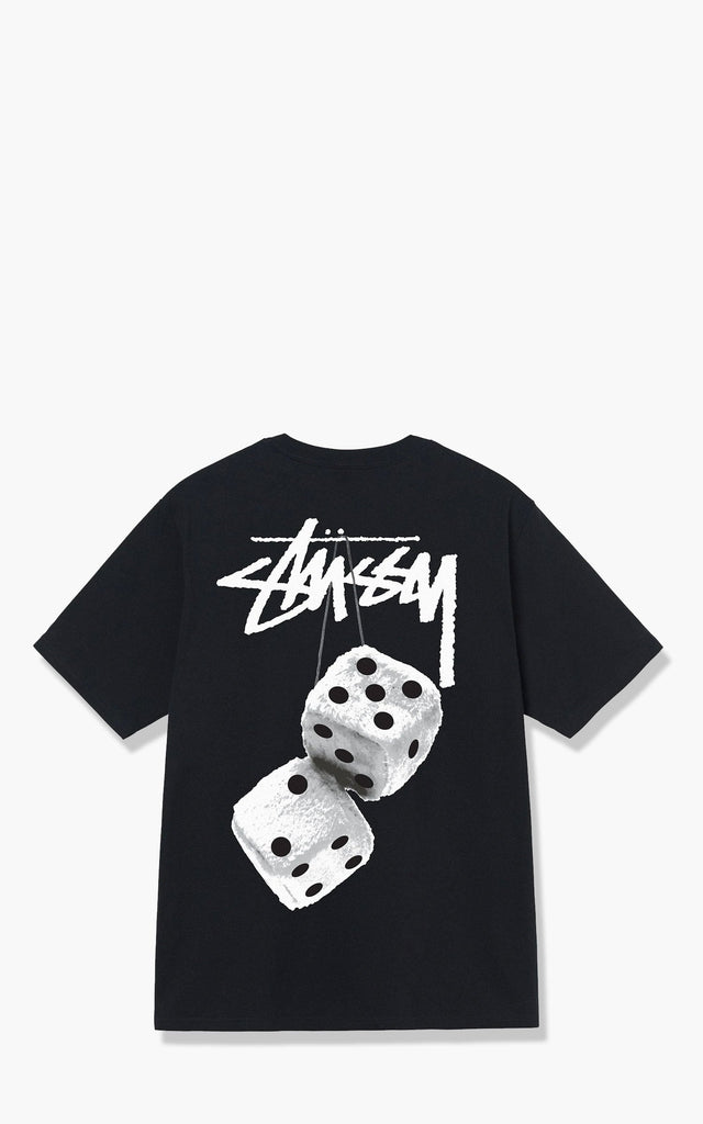 Stüssy Fuzzy Dice Tee Black – Pure Soles PH