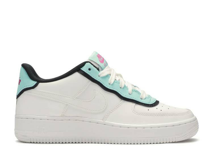 AIR FORCE 1 LOW GS DOUBLE LAYER - AQUA BLACK (GS) - Pure Soles PH