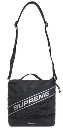 Supreme Logo Shoulder Bag Black x pac 10041576227009