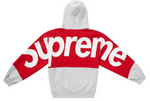 Load image into Gallery viewer, Supreme Big Logo Jacquard Hooded Sweatshirt Heather Grey
