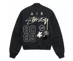 Load image into Gallery viewer, Stussy x Nike Reversible Varsity Jacket (Asia Sizing) Black/Sail
