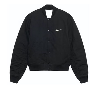 Stussy x Nike Reversible Varsity Jacket (Asia Sizing) Black/Sail