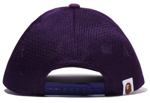 BAPE Color Camo College Mesh Cap Purple