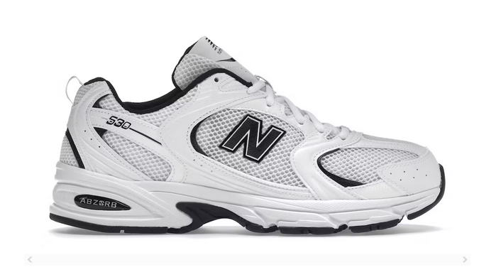 New Balance 530 Munsell White Black (W) – Pure Soles PH