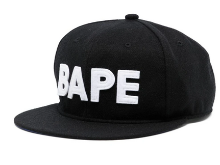 BAPE Patch Snapback Cap Black 10102525558977