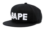 Load image into Gallery viewer, BAPE Patch Snapback Cap Black
