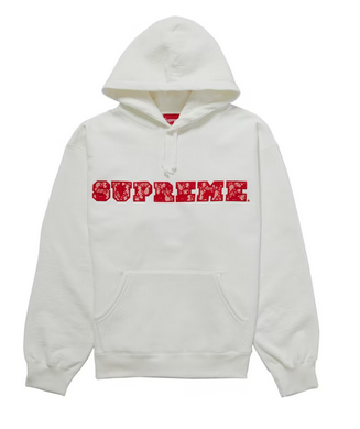 Supreme Lace Hooded Sweatshirt White