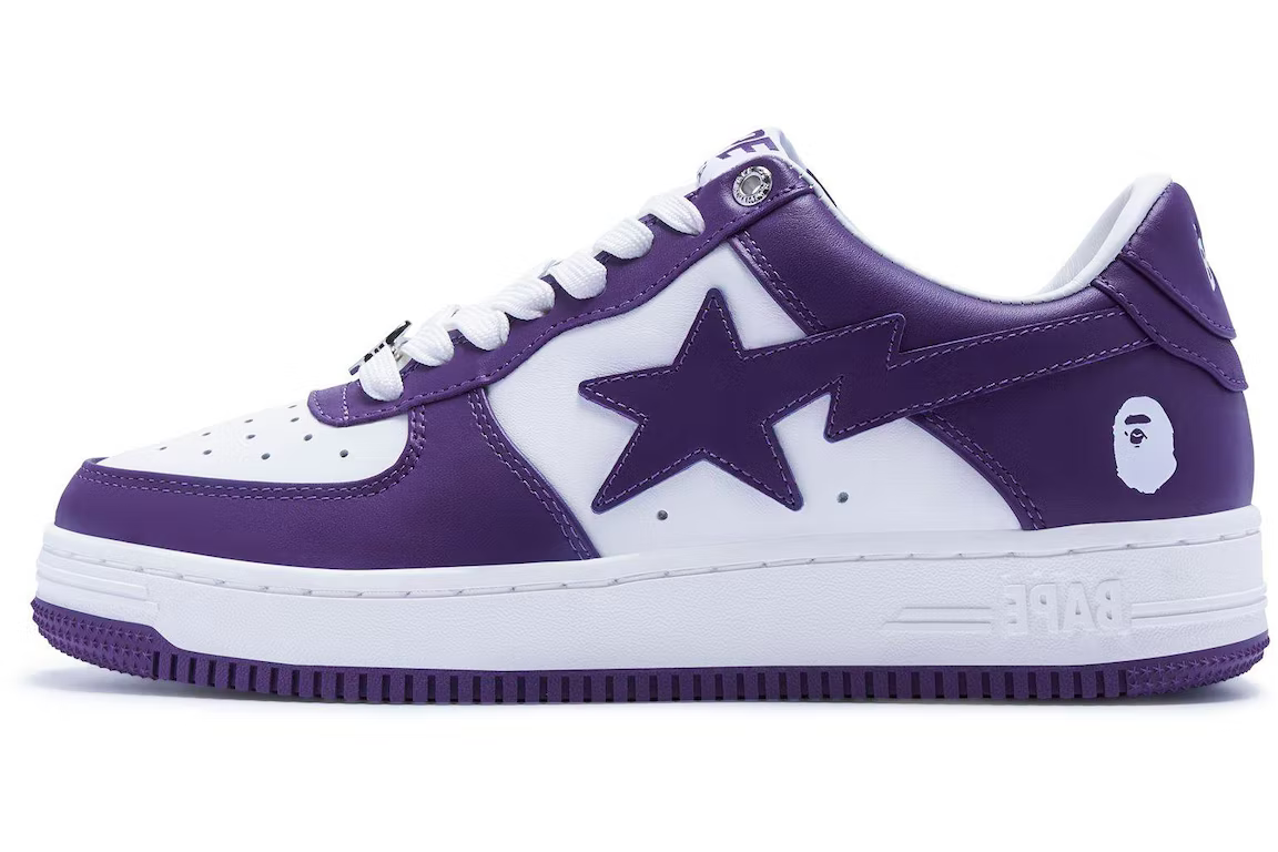 A Bathing Ape Bape Sta White Purple (2022)