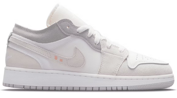 Jordan 1 Low Inside Out Cream White Light Grey (GS)