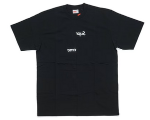 Supreme black on on sale black bogo tee