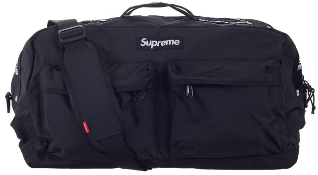 Black supreme duffle hotsell