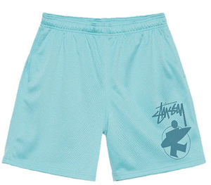 STUSSY SURFMAN MESH SHORT AQUA