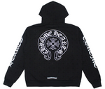 Load image into Gallery viewer, Chrome Hearts Vertical Logo Hoodie Black
