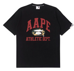 Load image into Gallery viewer, AAPE Moonface printed tee Black/Red
