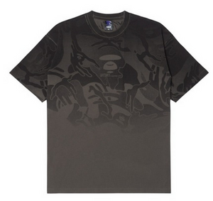 AAPE Moonface camo gradient tee Taupe