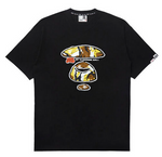 Load image into Gallery viewer, AAPE Moonface graphic tee Black/Yellow
