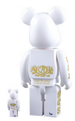 Load image into Gallery viewer, Bearbrick Cap &amp; Pep 400% White
