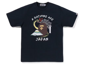 BAPE Japanese Culture Tee Navy