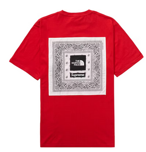 Supreme The North Face Bandana Tee Red