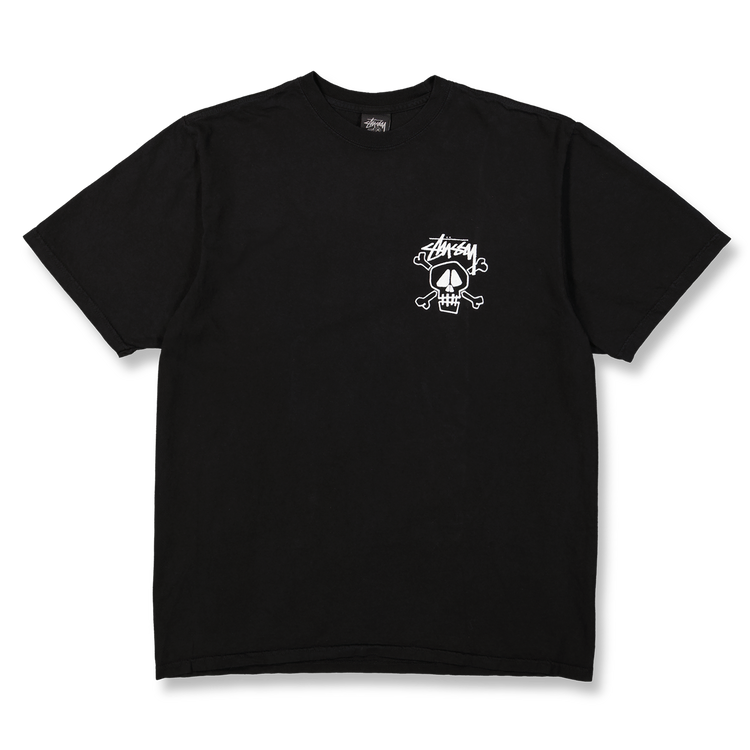 Stussy Skull & Bones Pig Dyed Tee