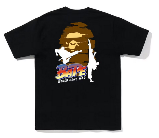 BAPE Japan Culture Karate Tee Black