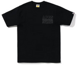 Load image into Gallery viewer, BAPE Color Camo Crazy College Ats Tee (FW22) Black
