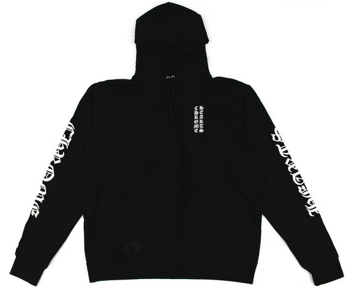 Chrome Hearts Vertical Logo Hoodie Black – Pure Soles PH