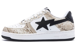 A Bathing Ape Bape Sta Snake Skin Beige