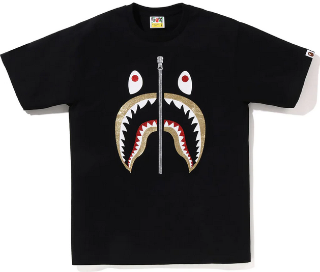 Bape shark black best sale