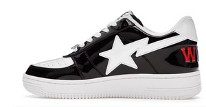 A Bathing Ape Bape Sta Low Color Block Shark Black