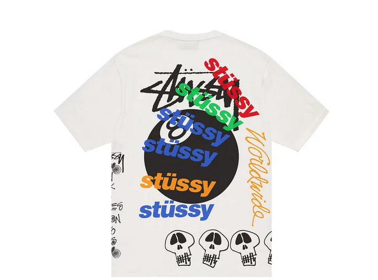 Stussy Test Strike Pigment Dyed Tee 'Natural'