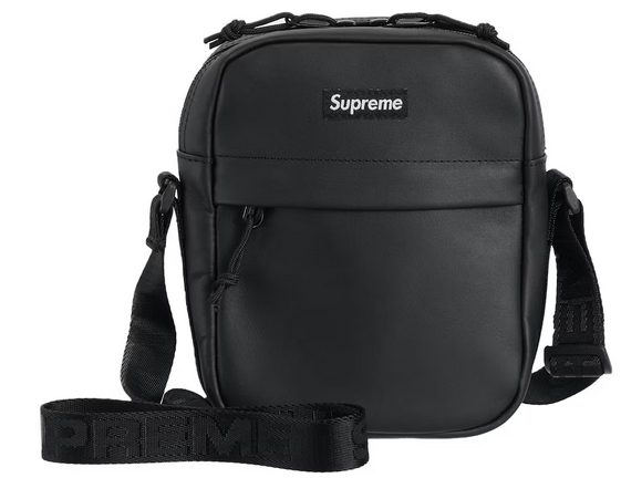 Supreme messenger outlet bag black