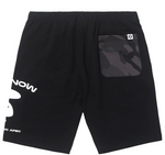 Load image into Gallery viewer, AAPE SWEAT SHORTS BLACK
