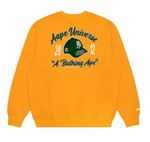 Load image into Gallery viewer, AAPE Moonface patch embroidered sweatshirt Yellow
