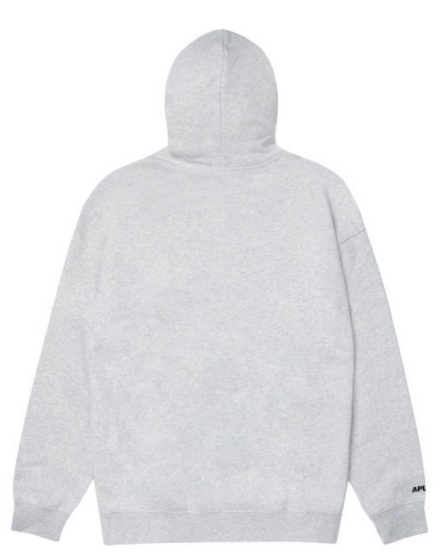 AAPE Moonface printed hoodie Wall White