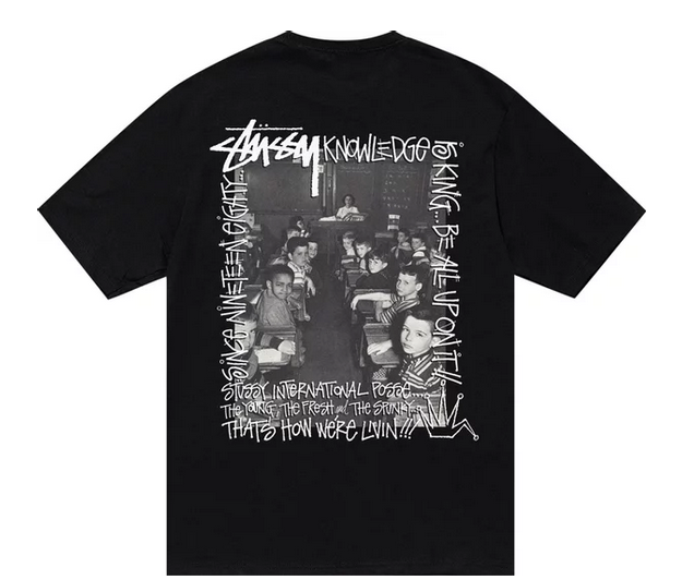 Stussy Classroom Tee 'Black'