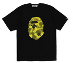 Load image into Gallery viewer, BAPE Radiation Camo Big Ape Head Tee Black
